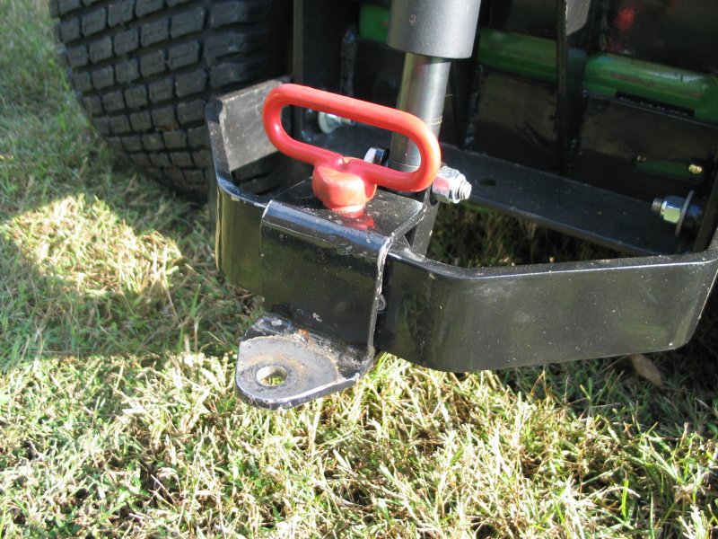 Electric sleeve hitch for lawn online tractor